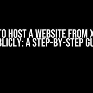 How to Host a Website from XAMPP Publicly: A Step-by-Step Guide