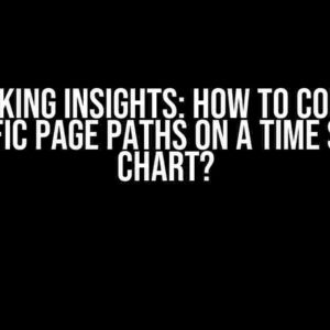 Unlocking Insights: How to Compare Specific Page Paths on a Time Series Chart?